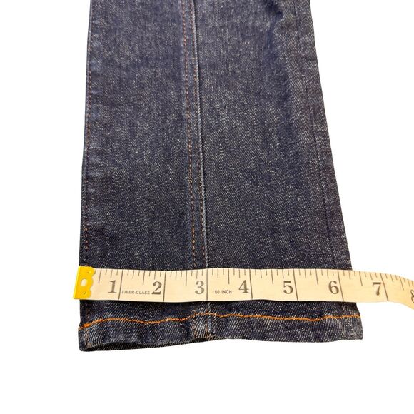 Anthropologie Pilcro Jeans Size 27 Front Seam Dark Wash Straight Leg Cropped - Picture 10 of 13